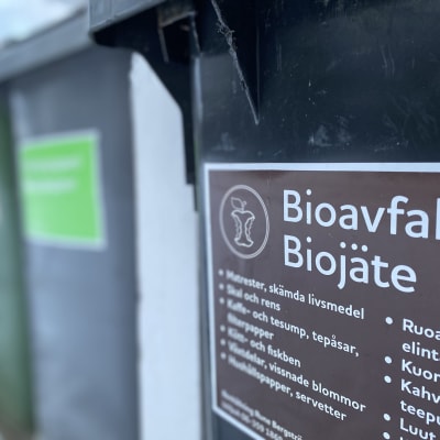 Skräptunna för bioavfall