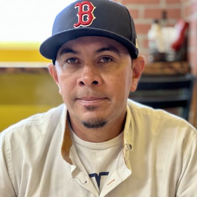 Ivan är migrant från Nicaragua. Fotot taget i New Jersey där han bor sen februari 2022.