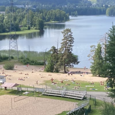 Tuomionjärven uimaranta Jyväskylässä 