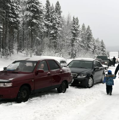 Rysk-finska gränsen 23.1.2016