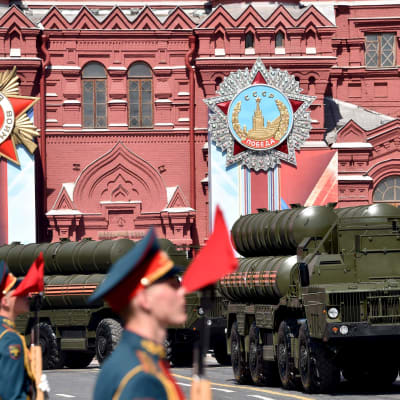 Militärparaden i Moskva på Segerdagen den 9 maj 2017.