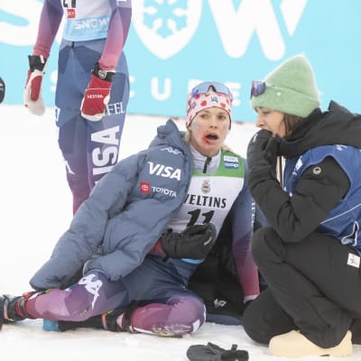 Jessie Diggins Rukan maailmancupissa.