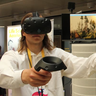 Ege Jespersen som utvecklat spelen är en av grundarna till bolaget Gonio VR.