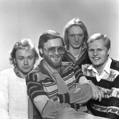 Piirpauke 1978. Olli-Pekka Wasama, Jukka Wasama, Juha Björninen, Sakari Kukko.