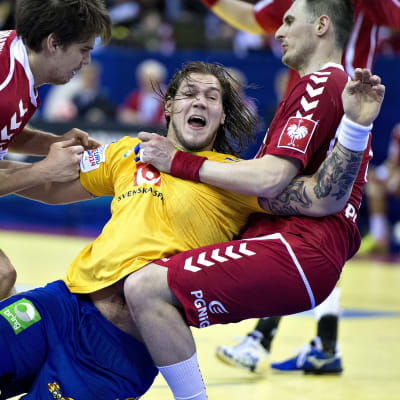 Andreas Nilsson, Sverige-Polen, handbolls-EM 2014