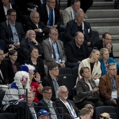 Finländsk ishockeypublik.