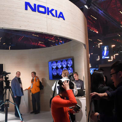 Nokias stand på Slush-evenemanget 2015 i Helsingfors