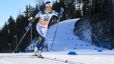 Ebba Andersson åker i Lahtis våren 2020