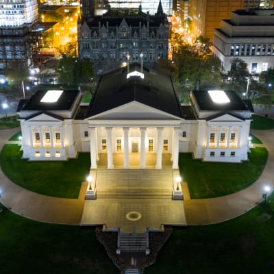 Delstatsparlamentet Virginia Capitol i staden Richmond, Virginia, i USA.