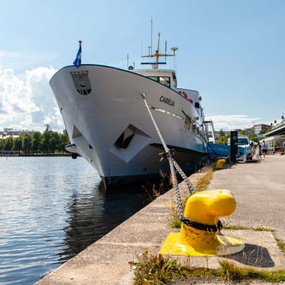 M/S Carelia Lappeenrannan satamassa.