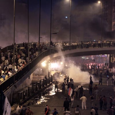 Gatuslagsmål i Kairo