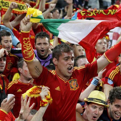 Spanska fans, EURO2012