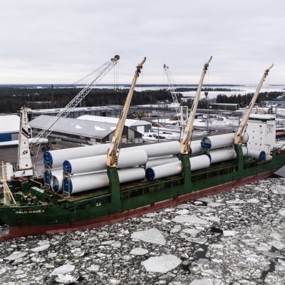 Fartyget Oslo Wave 4i Kaskö hamn