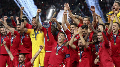 Portugal firar sin Nations League-titel.