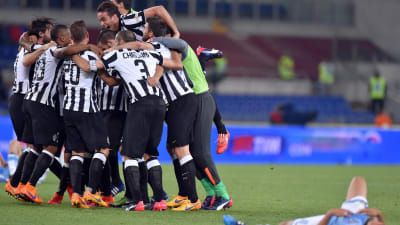 Juventus firar seger mot Lazio.