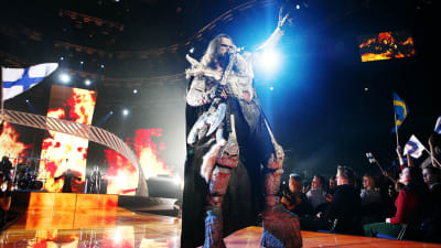 Lordi uppträder i Hartwall Arenan 2007.