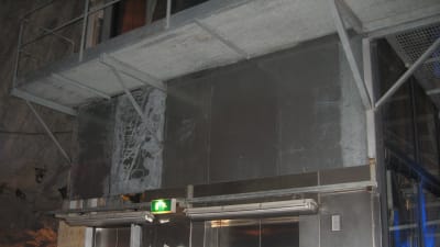 Kones hisslaboratorium i Tytyri gruva med 330 meter lång hiss för skyskrapor.