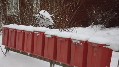 Postlådor i Fiskars