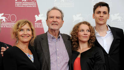 Edgar Reitz och Heimat-ensemble på Venedigs filmfestival 2013.