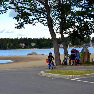 Sandö simstrand i Vasa.
