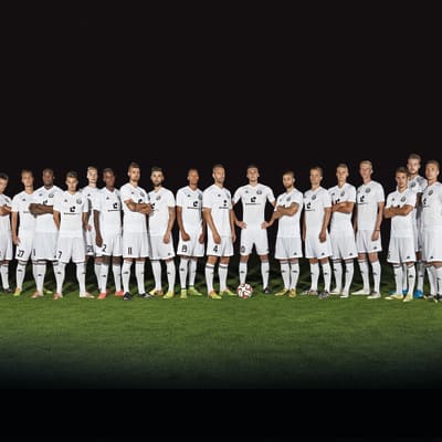 Lagbild, SV Elversberg, 2014-2015 (utan Sebastian Mannström).