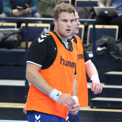 Richard Sundberg inför kvalmatchen mot Österrike.