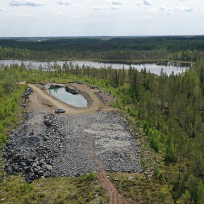 Kelibers gruvområde i Kaustby.