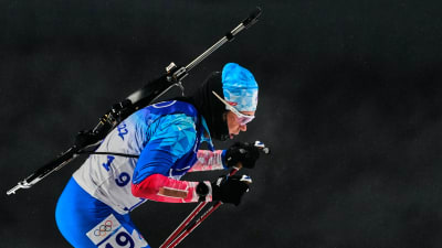 Rysk skidskytte i OS i Peking. 