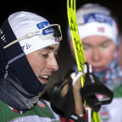 Jarl Magnus Riiber Rukan maailmancupissa 2023.