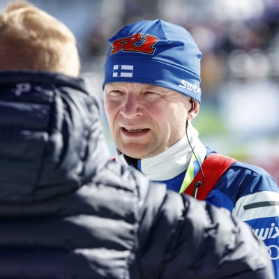 Suomen huoltopäällikkö Mika Venäläinen.