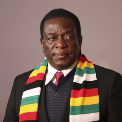 Zimbabwes president  Emmerson Mnangagwa 