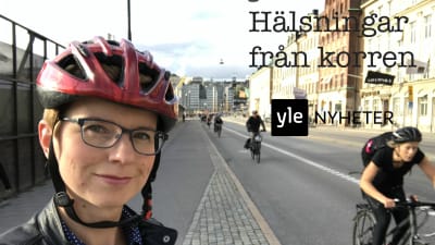 Yles Nordenkorrespondent Linda Söderlund i Stockholm