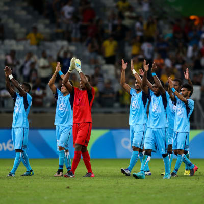 Fiji klappar efter 0–10 mot Tyskland.