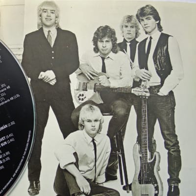 Per Gessle tillsammans med Gyllene Tider.