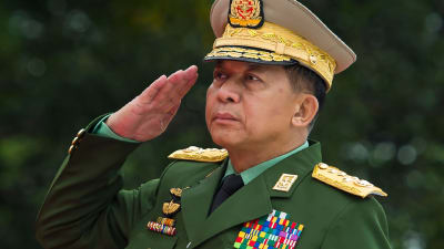 Myanmars armékommendör Min Aung Hlaing