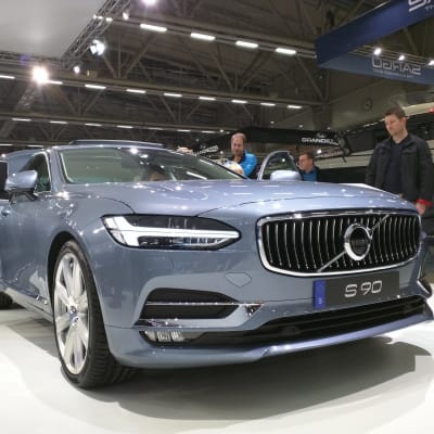 Volvo S90 på båtmässan i Helsingfors 2016