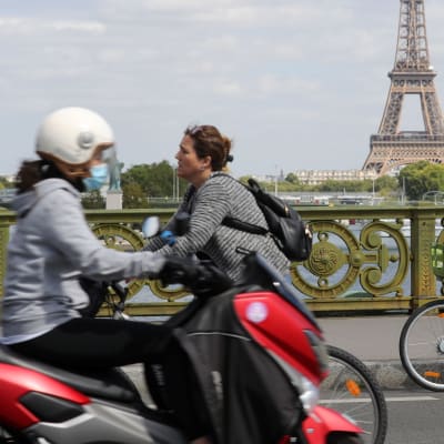 Cyklister i Paris