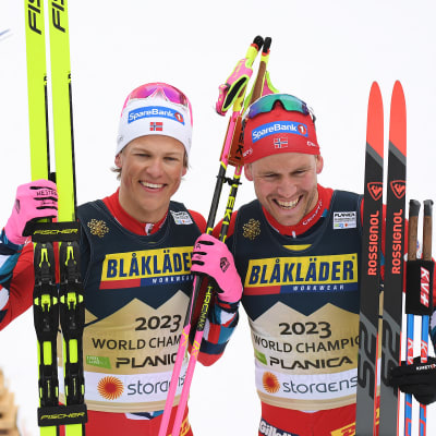 Johannes Hösflot Kläbo ja Pål Golberg ovat olleet tällä kaudella maailmancupissa omaa luokkaansa. Planican MM-kisoissa he ottivat kaksoisvoiton sprintissä ja kultaa parisprintissä.
