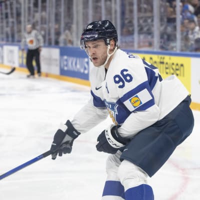 Mikko Rantanen Saksa-ottelussa.