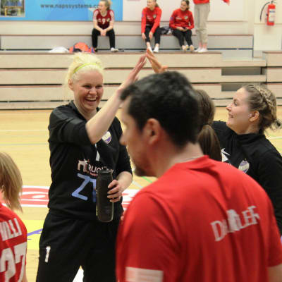 HIFK vann den första handbollsfinalen över Dicken våren 2018.