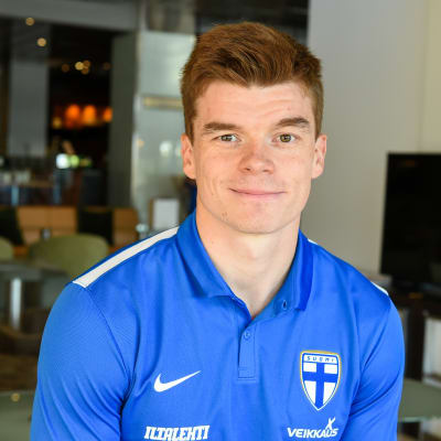 Albin Granlund reste med landslaget till Island.