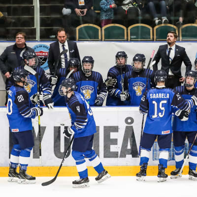 Finlands Smålejon i U18VM 2019.