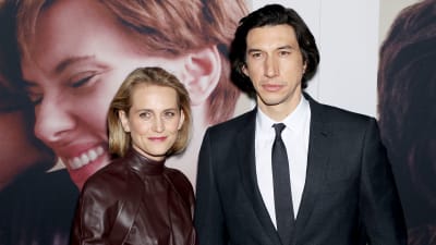 Paret Adam Driver och skådespelaren Joanne Tucker.