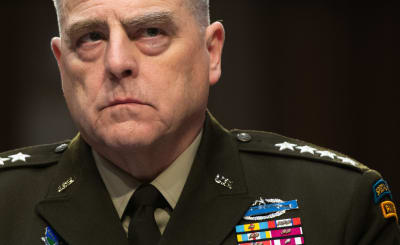 Mark A. Milley fotograferad under en utfrågning i USA:s senat den 4 mars.