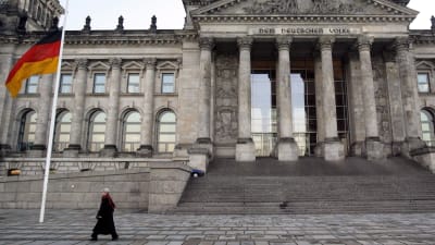 Det tyska parlamentshuset i Berlin