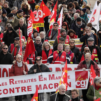 Protester i Montpellier 10.12.2019