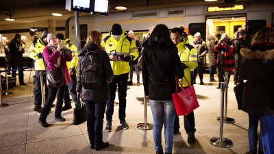 Id-kontroll på Kastrup 4.1.2016.