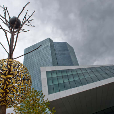 ECB:s huvudbyggnad i Frankfurt