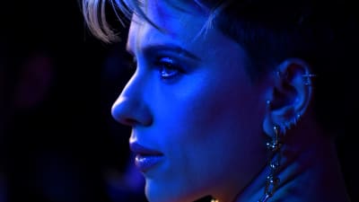 Scarlett Johansson närbild.