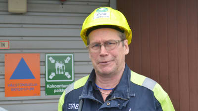 Huvudförtroendeman Timo Jansson vid SSAB